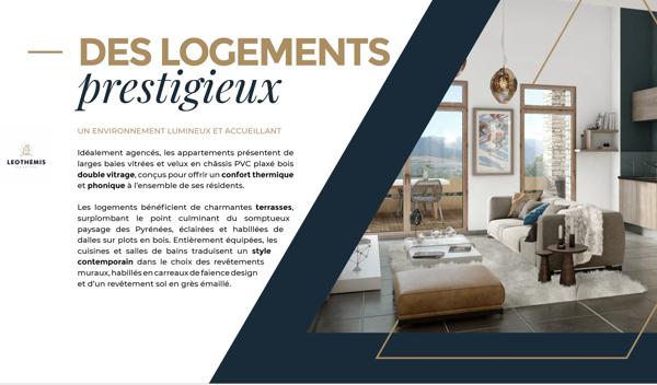 APPARTEMENTS HAUT GAMME À LA MONTAGNE