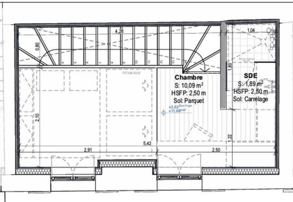 Appartement Type 2 Duplex refait à neuf