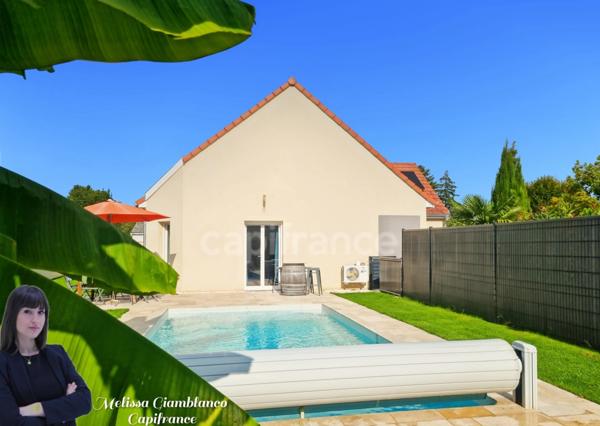 Maison neuve plain-pied à vendre avec piscine