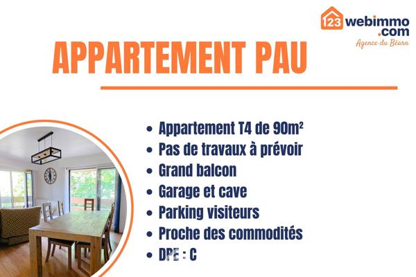 Appartement 90 m² à Pau 64000