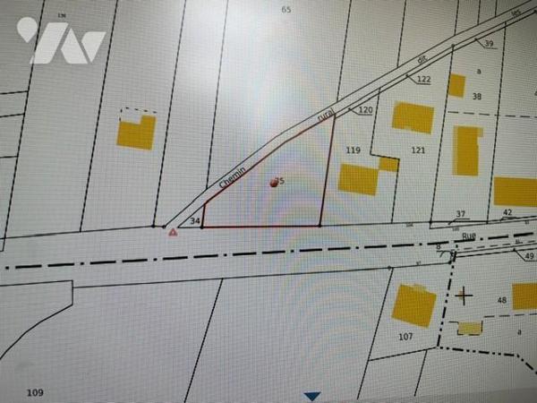 COURTISOLS (51460) terrain  bâtir de 1009m²