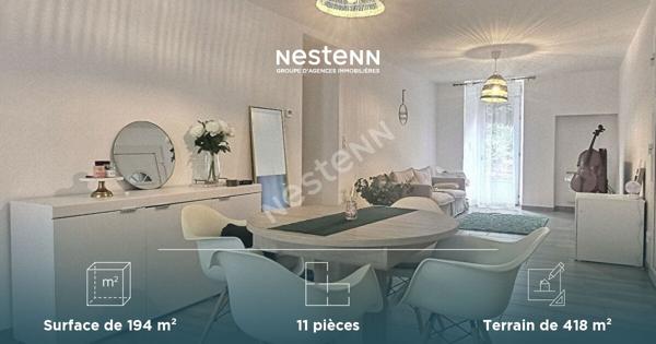 Spécial investisseur : Immeuble Boulay -194m2 - 3 appartements loués