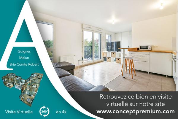 Appartement T1 à vendre à Brie-Comte-Robert - Centre-ville, calme et récent