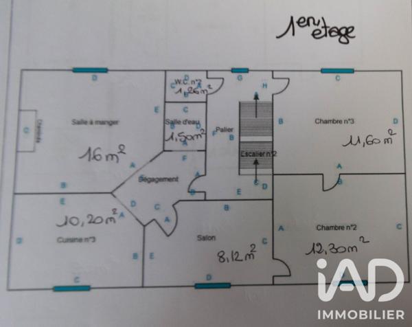 Maison à vendre 5 pièces 121,67 m² Limoges