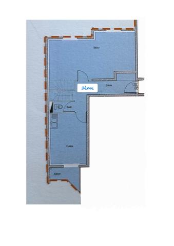 Appartement à vendre 3 pièces 71,75 m² Melun
