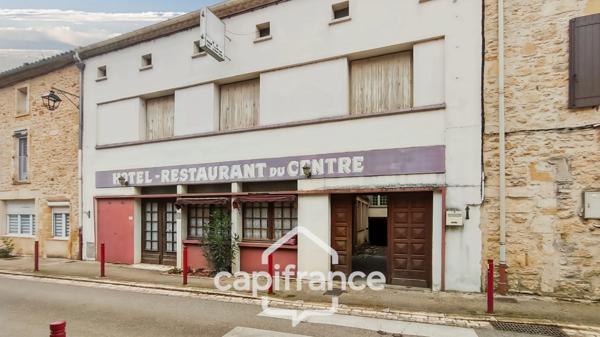 Dpt Lot et Garonne (47), à vendre SAUVETERRE LA LEMANCE Hôtel-Restaurant à rénover