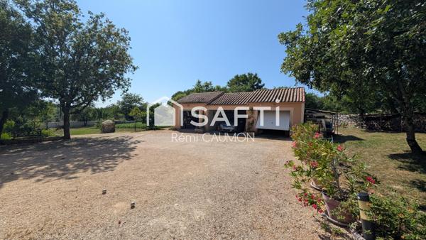 Maison plain-pied avec garage indépendant