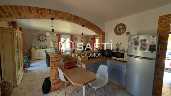 Maison plain-pied avec garage indépendant