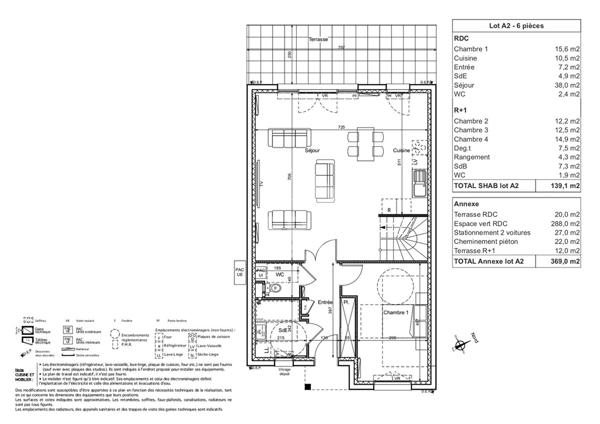 Maison Saulx Les Chartreux 6 pièce(s) 139m2
