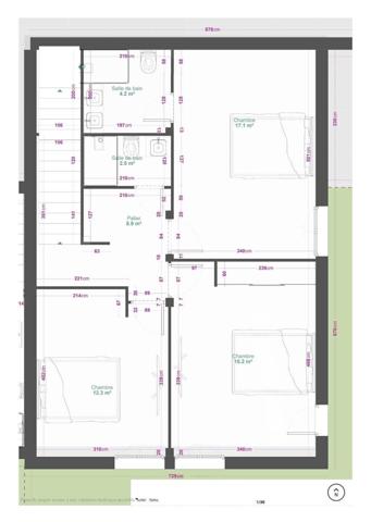 Mougins rare villa 4P, jardin, piscine et parkings