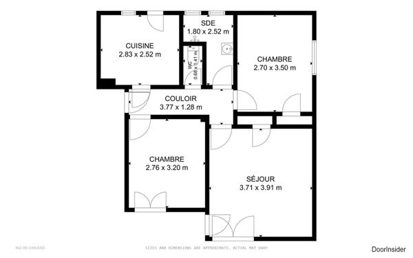 Appartement 3 pièce(s)