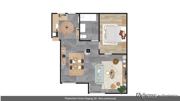 Appartement 3 pièce(s)