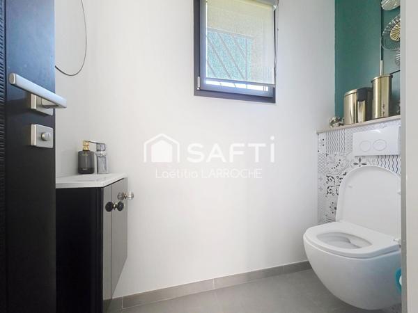 Maison contemporaine 125m² sur terrain clos de 1587m²