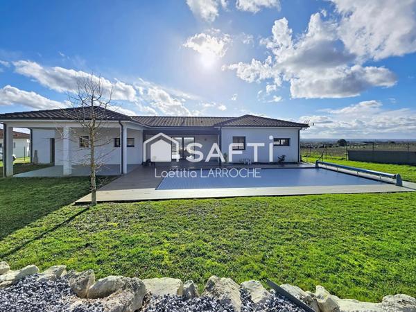 Maison contemporaine 125m² sur terrain clos de 1587m²
