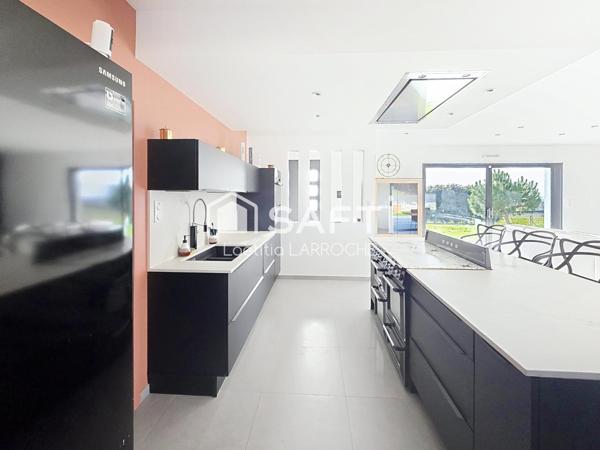 Maison contemporaine 125m² sur terrain clos de 1587m²