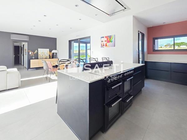 Maison contemporaine 125m² sur terrain clos de 1587m²