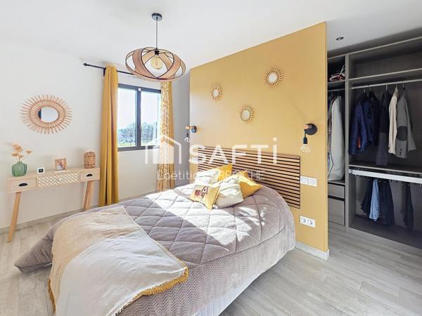 Maison contemporaine 125m² sur terrain clos de 1587m²