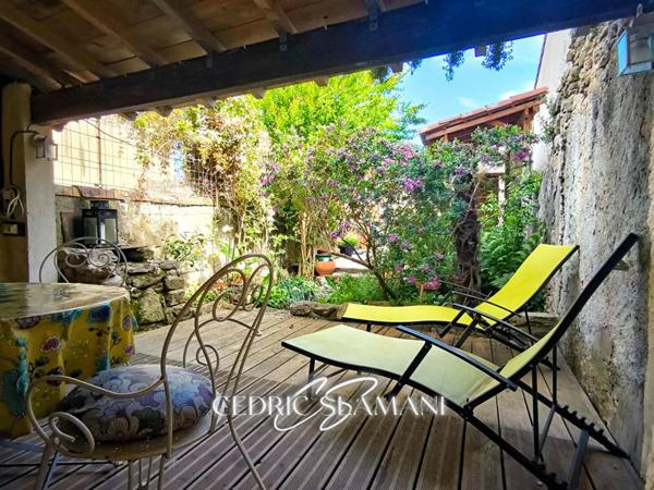 MAISON R+2 50 M2, 2 CHAMBRE, 1 BUREAU, SALON, CUISINE, GARAGE, JARDIN, TERRASSE