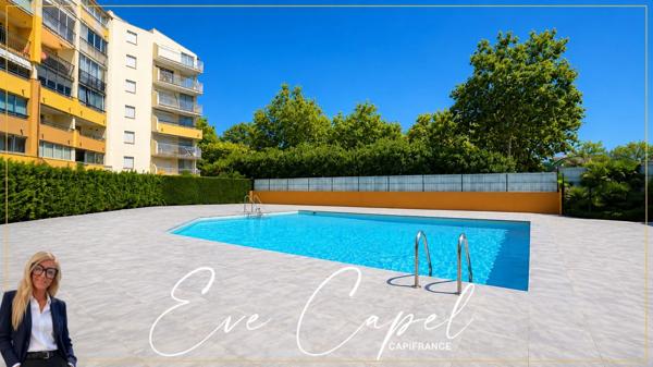 Appartement à vendre 2 pièces LE CAP D'AGDE (34), appartement avec 1 chambre, loggia fermée, avec parking privatif, ascenseur et piscine