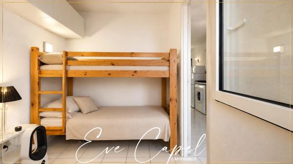 Appartement à vendre 2 pièces LE CAP D'AGDE (34), appartement avec 1 chambre, loggia fermée, avec parking privatif, ascenseur et piscine
