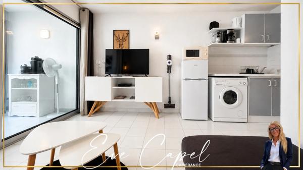 Appartement à vendre 2 pièces LE CAP D'AGDE (34), appartement avec 1 chambre, loggia fermée, avec parking privatif, ascenseur et piscine