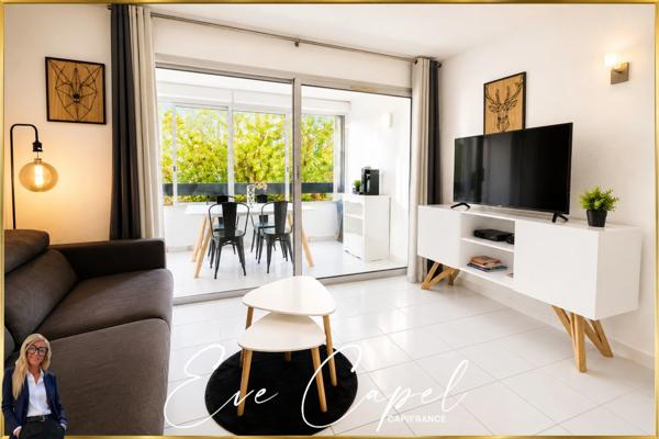 Appartement à vendre 2 pièces LE CAP D'AGDE (34), appartement avec 1 chambre, loggia fermée, avec parking privatif, ascenseur et piscine