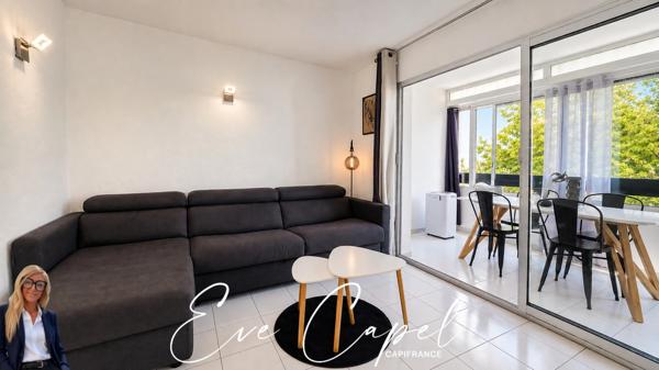 Appartement à vendre 2 pièces LE CAP D'AGDE (34), appartement avec 1 chambre, loggia fermée, avec parking privatif, ascenseur et piscine