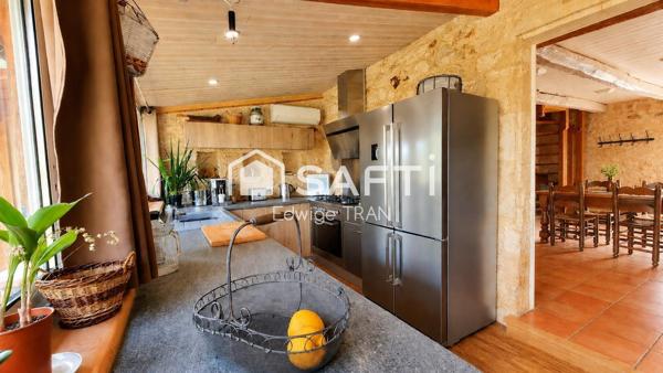 Charme, prête à vivre avec piscine et studios