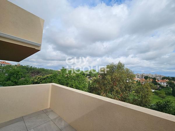 Appartement  a louer 2 pièce(s) 45 m2 terrasse 11.70m2