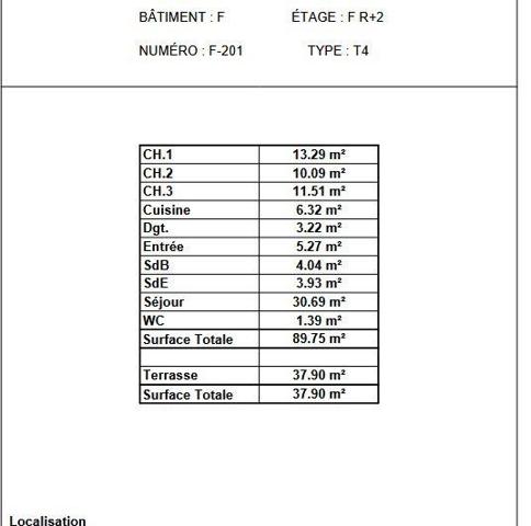 Appartement à vendre 4 pièces 90 m² Voreppe