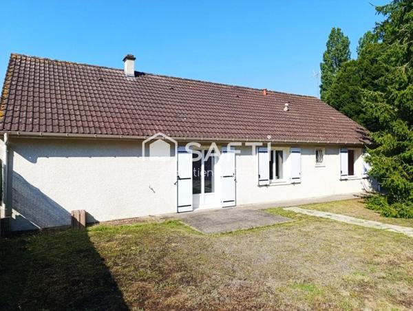 Maison de Plain-Pied avec Garage à Le Poinçonnet (36 - Indre)