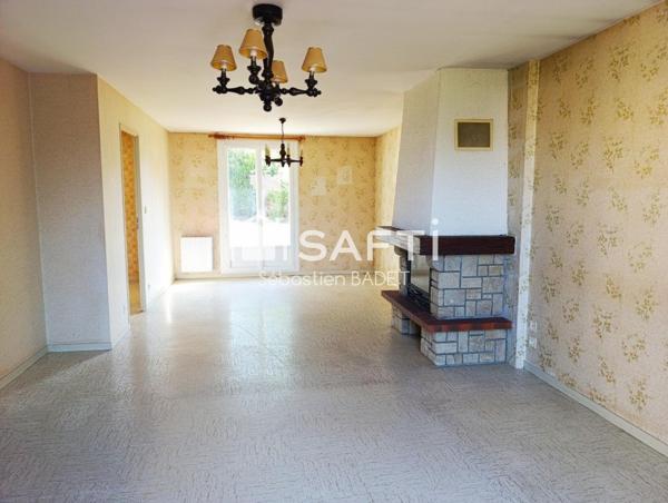 Maison de Plain-Pied avec Garage à Le Poinçonnet (36 - Indre)