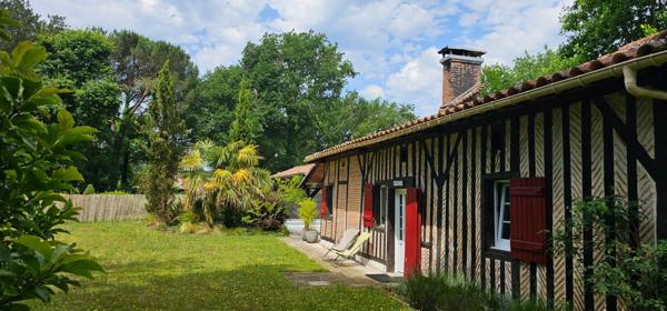 AIRIAL AVEC 2 MAISONS D'HABITATION DONT UNE AUTHENTIQUE LANDAISE - PROCHE de LEON - CADRE BUCOLIQUE