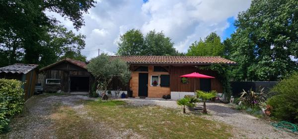 AIRIAL AVEC 2 MAISONS D'HABITATION DONT UNE AUTHENTIQUE LANDAISE - PROCHE de LEON - CADRE BUCOLIQUE