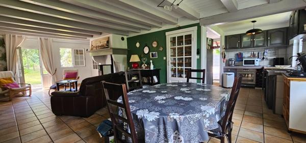 AIRIAL AVEC 2 MAISONS D'HABITATION DONT UNE AUTHENTIQUE LANDAISE - PROCHE de LEON - CADRE BUCOLIQUE