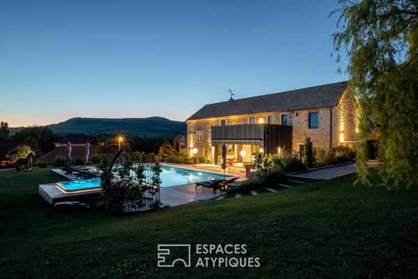 Maison ancienne rénovée avec vue sur les vignes
