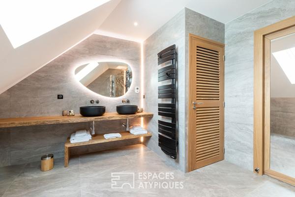 Maison ancienne rénovée avec vue sur les vignes