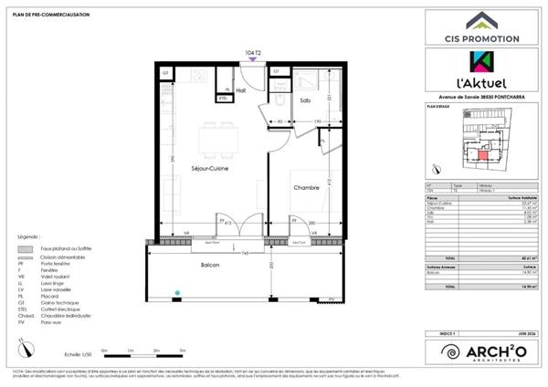 Appartement à vendre à Pontcharra (38530)