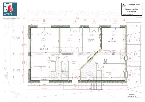 Appartement 2 pièces 34.16 m2