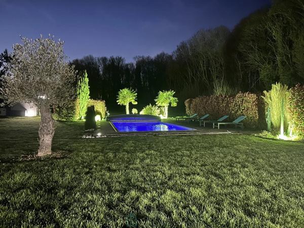 Propriété d'exception avec piscine.