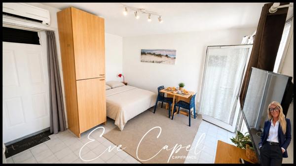 Appartement à vendre 1 pièces BALARUC LES BAINS (34), STUDIO Climatisé avec Terrasse, au Calme et sans vis-à-vis