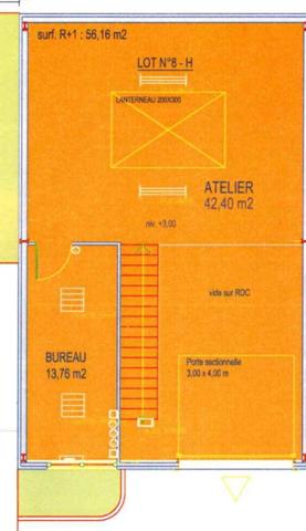 Location local d’activité 138 m² Santeny