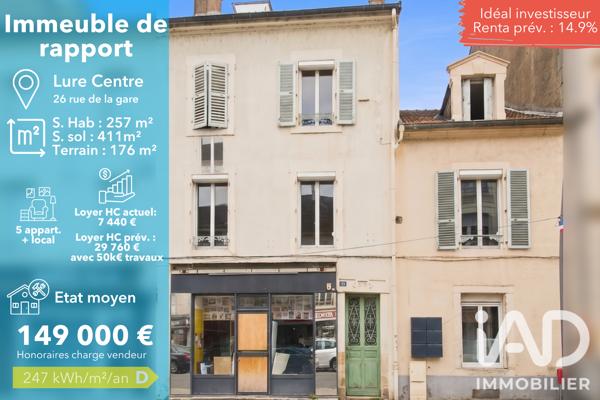 Immeuble à vendre 411 m² Lure