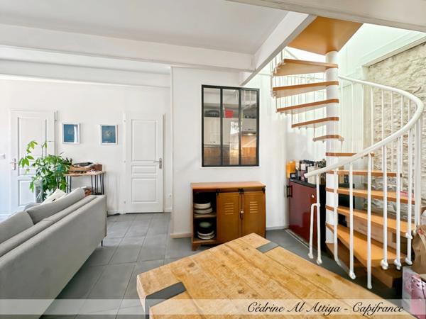 Maison de ville à vendre, La Rochelle, 72m2 avec terrasse sans vis-à-vis.