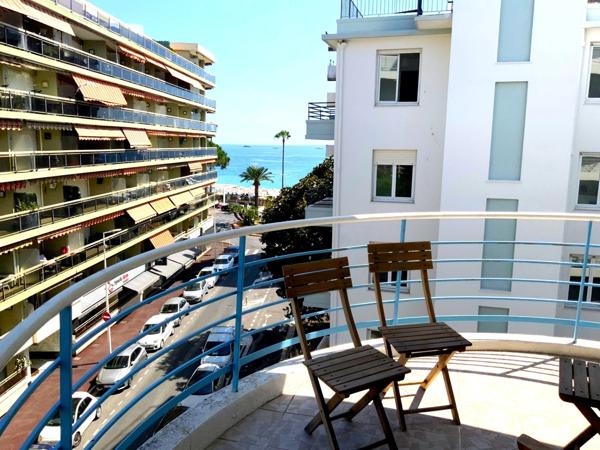 Dpt Alpes Maritimes (06), à vendre JUAN LES PINS appartement T1  vue mer