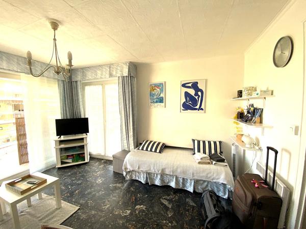 Dpt Alpes Maritimes (06), à vendre JUAN LES PINS appartement T1  vue mer