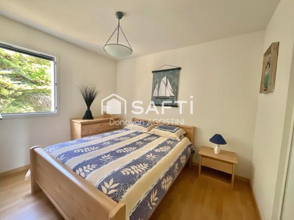 Vue mer depuis l'appartement