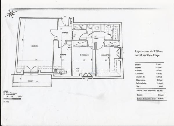 Appartement
         3 pièces
        - 65 m² 450 000 € *