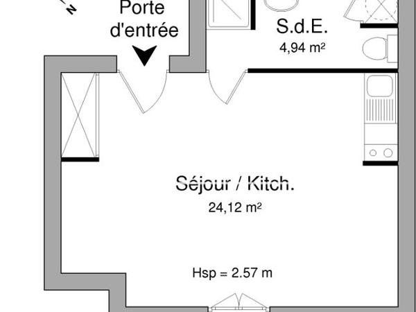 Location Studio 29.06 m² - 79 AVENUE ALBERT 1ER Castres 81100