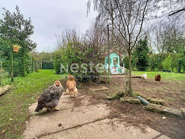 Maison de plain pied, 3 chambres, garage, jardin située à Saint Aubin La Plaine, à 15 minutes de Luçon.